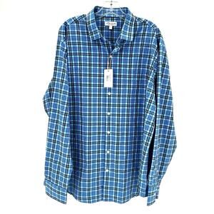 Peter Millar Summer Comfort plaid men’s button front shirt
